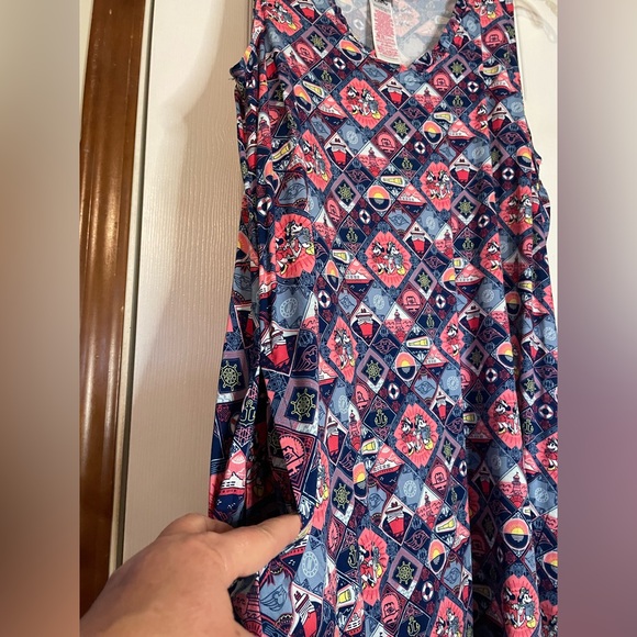 NWT Disney Cruise Line Womens Dress Sleeveless Pockets Captain Minnie Mickey XL - Picture 4 of 7